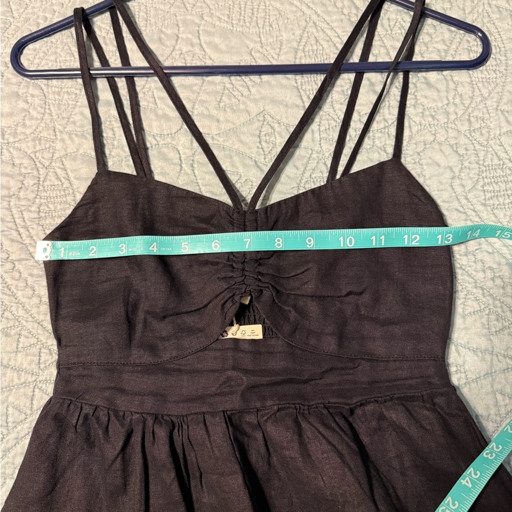 Mango Black Strappy Maxi Dress - Picture 4 of 12